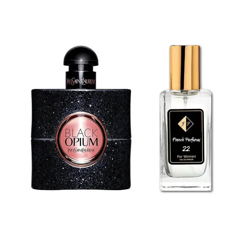 No22 perfume inspired by Yves Saint Laurent - Black Opium 60 ml EDP FP22-60 French Perfumes