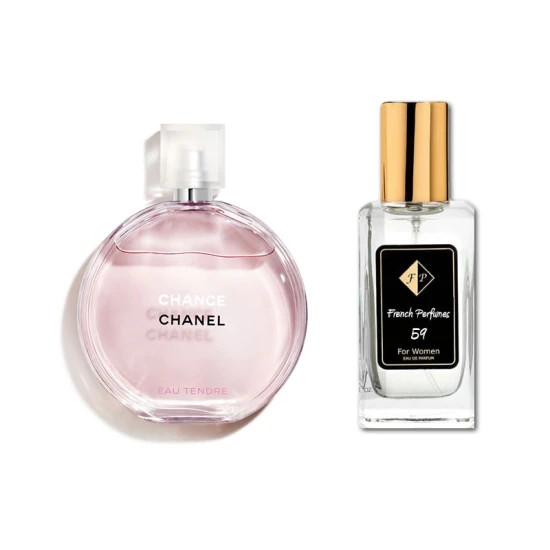 Nr59 kvepalai įkvėpti Chanel – Chance eau Tendre 60 ml EDP FP59-60 French Perfumes