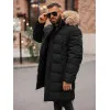 Vyriška juodos spalvos žieminė striukė Fred JS/25M9803/392