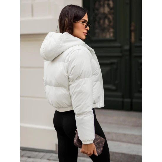 Balta žieminė moteriška striukė Jenner JS/5M3260/281