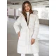 Baltos spalvos žieminis paltas Elin JS/5M3253/281Z
