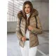 Brown shiny jacket for women Alexa JS/5M3138/62Z