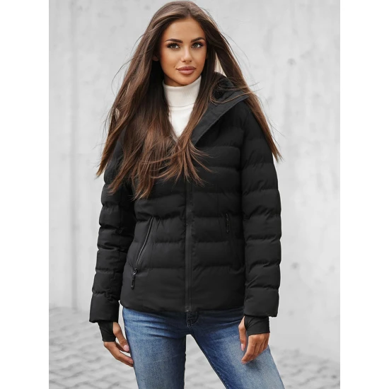 Juoda moteriška striukė Jena JS/M769/392Z