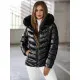 Black glossy jacket for women Alexa JS/5M3138/392AZ