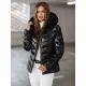Black glossy jacket for women Alexa JS/5M3138/392AZ