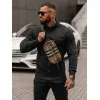 Juodas vyriškas sportinis kostiumas Armin JS/68C10385/3Z