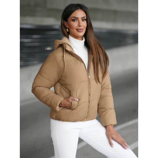 Rudos spalvos moteriška striukė Beni JS/16M9187/392Z