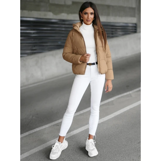 Rudos spalvos moteriška striukė Beni JS/16M9187/392Z