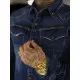 Men's denim shirt in blue O/51412