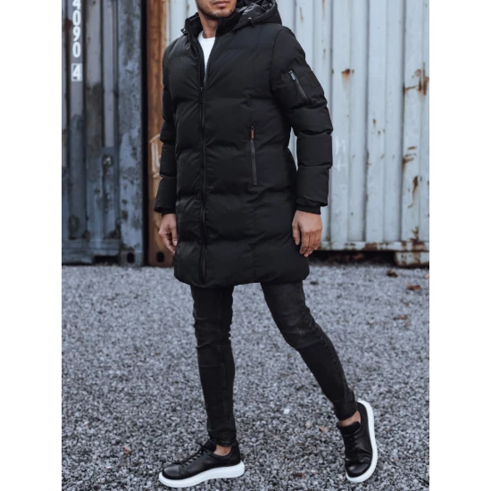 Juoda vyriška žieminė striukė Alex TX4923