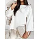 Women's white oversize jumper Justi MY2006