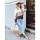 Women's brown cardigan Serin MY1978