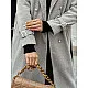 Women's brown coat Cameli NY0744