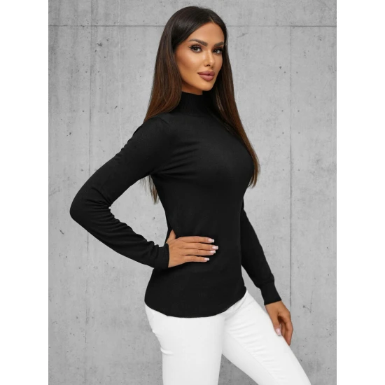 Moteriškas megztinis aukštu kaklu Milena JS/8003/8