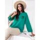 Damski zielony sweter oversize Justi MY2008