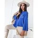 Niebieski sweter damski oversize Justi MY2007