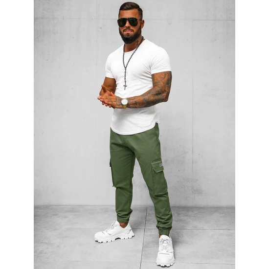 Vyriški chaki spalvos jogeriai Dump O/G3006Z