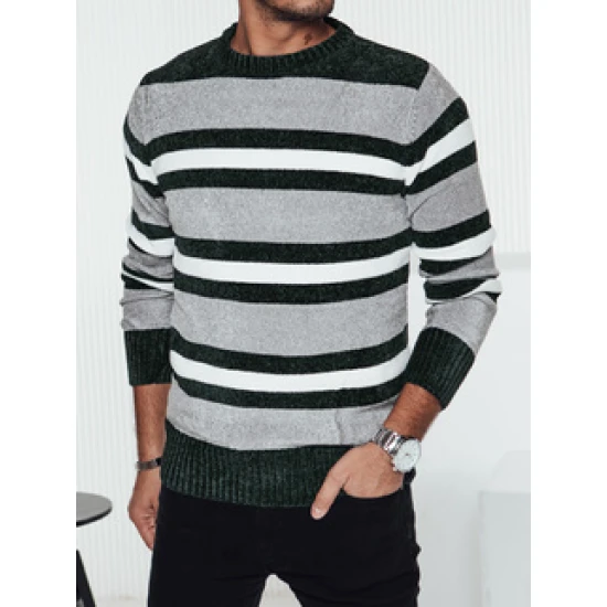 Vyriškas pilkas megztinis Entoni WX2262