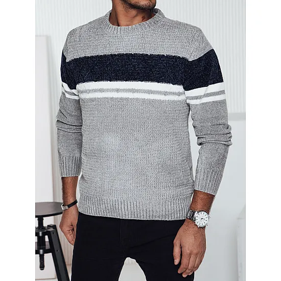 Men's grey jumper Rich WX2245