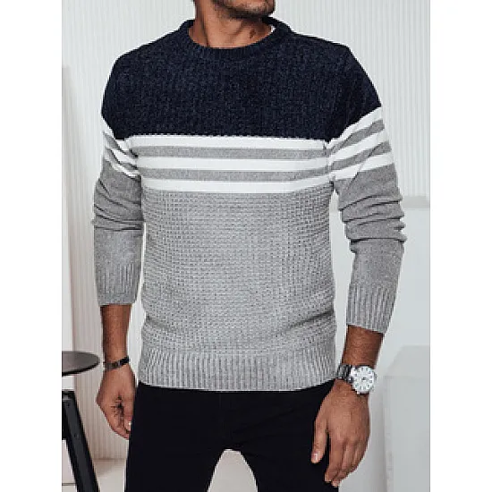 Men's grey sweater Tonum WX2230