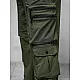 Męskie szerokie spodnie Olimp w kolorze khaki O/PS5527