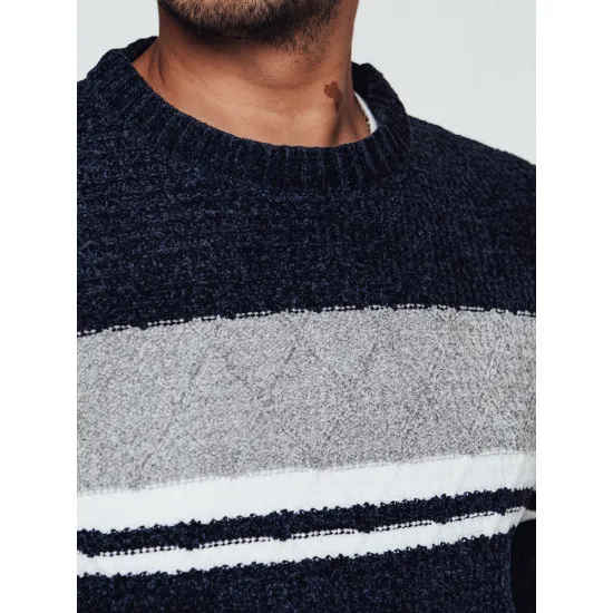 Men's dark blue jumper Rich WX2244