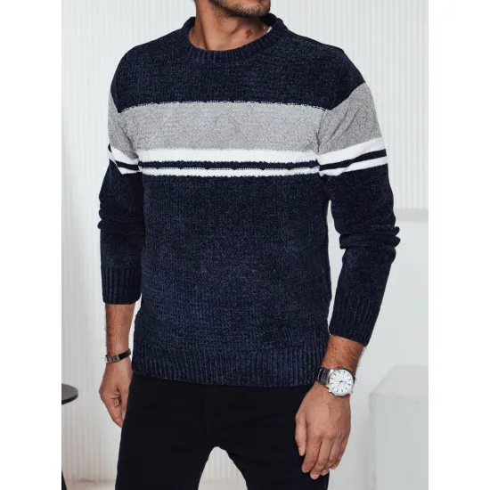 Men's dark blue jumper Rich WX2244