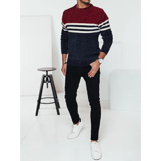 Men's navy blue jumper Tonum WX2229