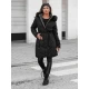 Juoda moteriška dvipusė striukė Adnel TY4587