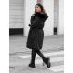 Juoda moteriška dvipusė striukė Adnel TY4587
