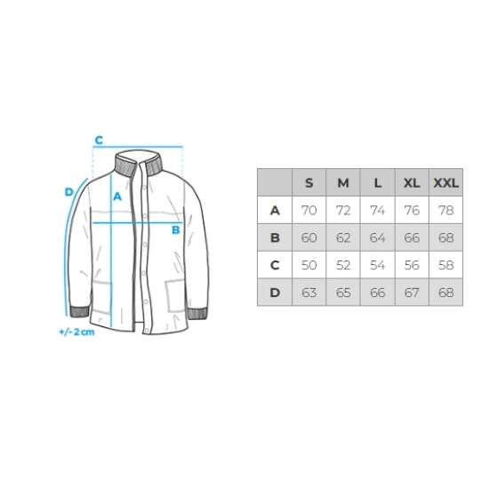 Vyriška ruda žieminė striukė Emio V2 OM-JAHP-0195