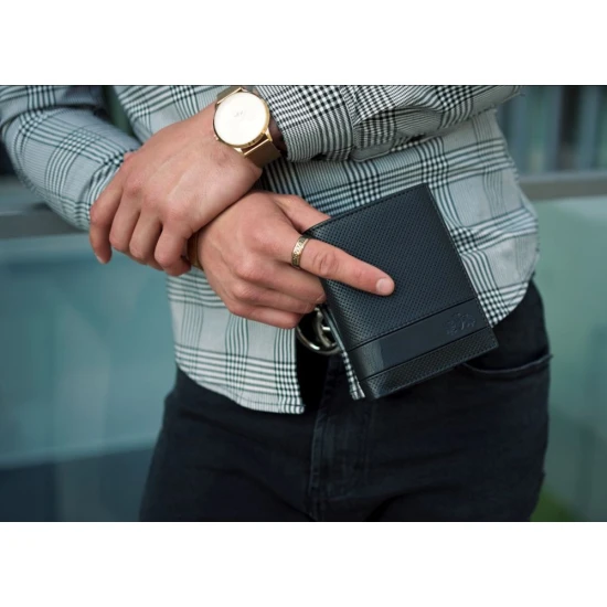 Vyriška piniginė iš natūralios odos Redi ZG-N4-F12 Premium