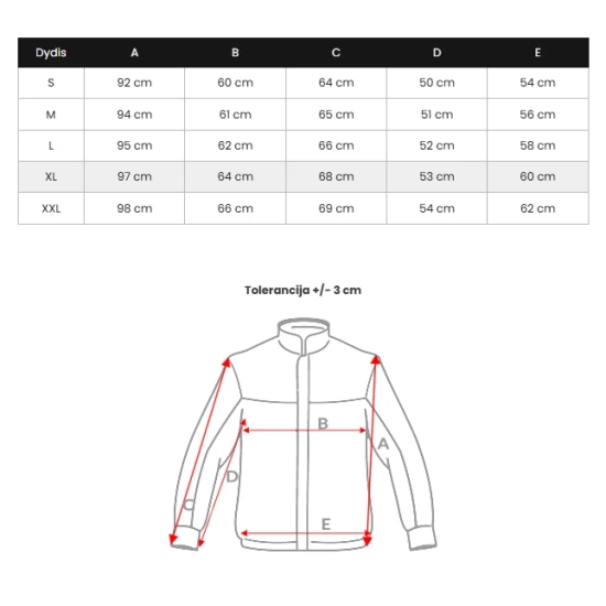 Juoda vyriška striukė Alom O/M800Z