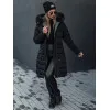 Žalia moteriška dvipusė striukė Adnel TY4589