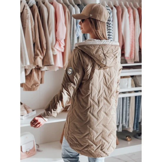 Ruda moteriška dygsniuota striukė Merina TY4819