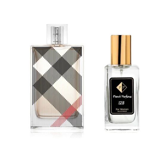 Nr123 kvepalai įkvėpti Burberry – Brit Woman 60 ml EDP FP123-60 French Perfumes