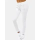 Moteriškos baltos laisvalaikio kelnės Flor JS/CK01