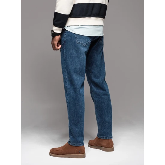Vyriški tamsiai mėlyni džinsai Carl V2 OM-PADP-0227