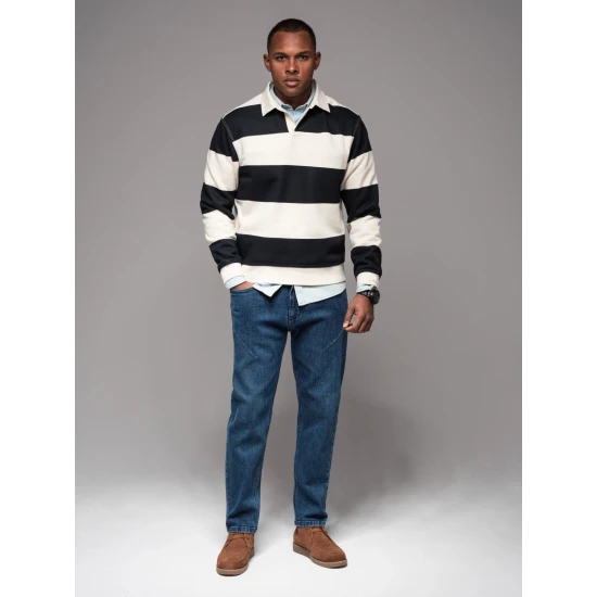 Vyriški tamsiai mėlyni džinsai Carl V2 OM-PADP-0227