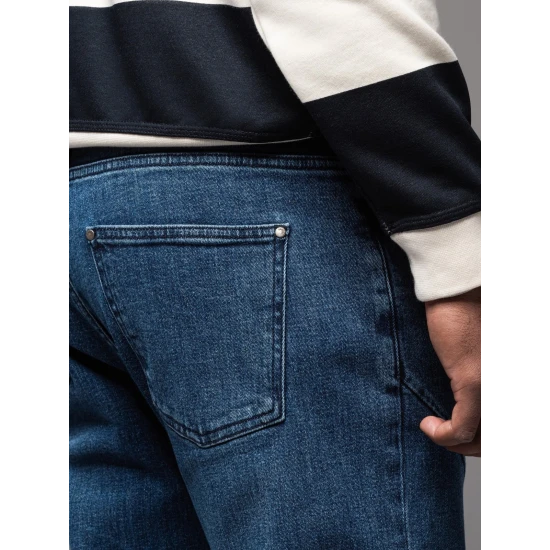 Vyriški tamsiai mėlyni džinsai Carl V2 OM-PADP-0227