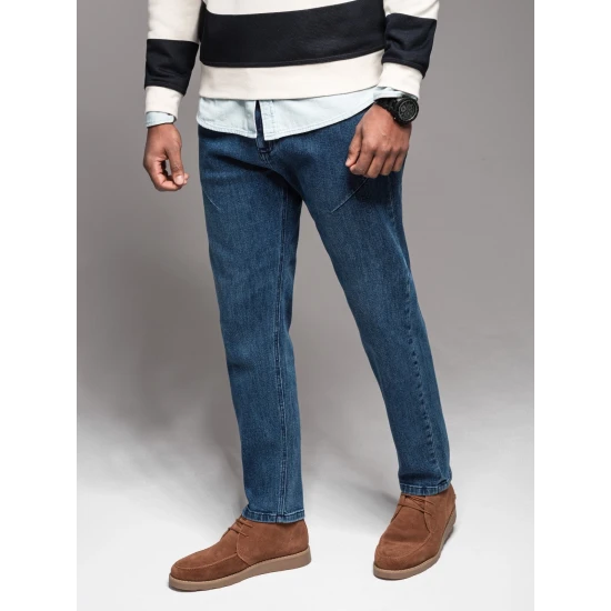 Vyriški tamsiai mėlyni džinsai Carl V2 OM-PADP-0227