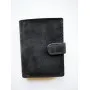 Men's black leather wallet Pikan 