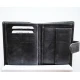 Vyriška juoda piniginė iš natūralios odos Pikan ZG-N450 Premium