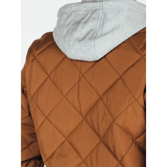 Vyriška rudos spalvos striukė su gobtuvu Stefun Vyriškos Striukės ir Paltai