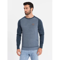 Vyriškas tamsiai mėlynos spalvos megztinis Rox