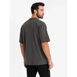 Vyriški pilkos spalvos marškinėliai Doman