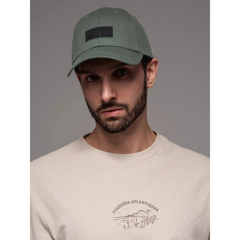 Unisex žalia kepurė Grid V6 OM-ACCS-0104