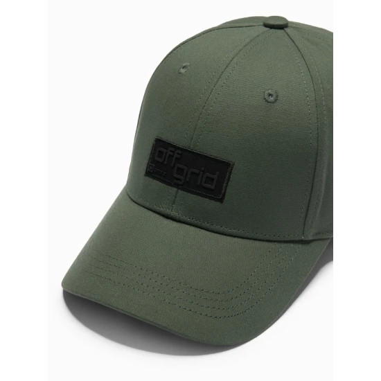 Unisex žalia kepurė Grid V6 OM-ACCS-0104