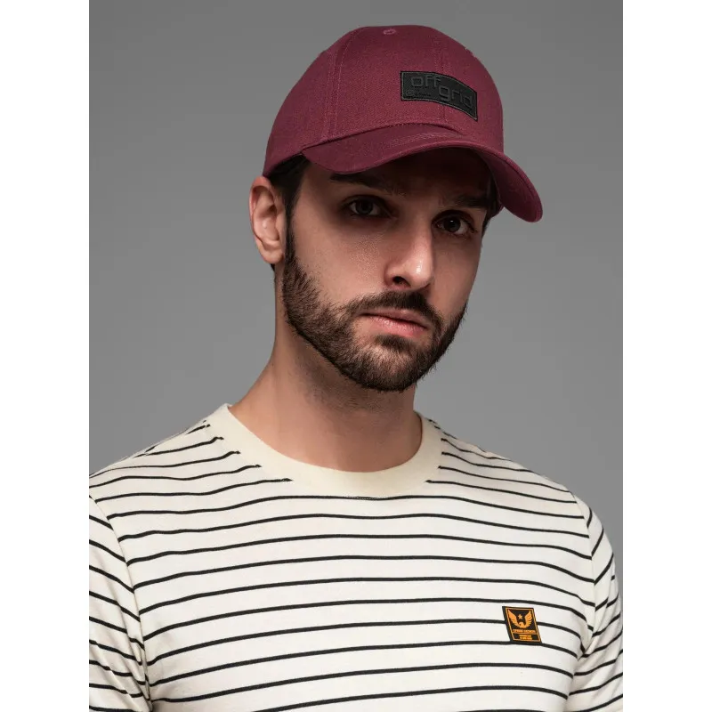 Unisex bordo kepurė Grid V8 OM-ACCS-0104