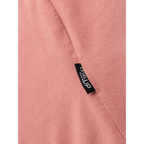 Vyriški rožinės spalvos marškinėliai Doman Marškinėliai